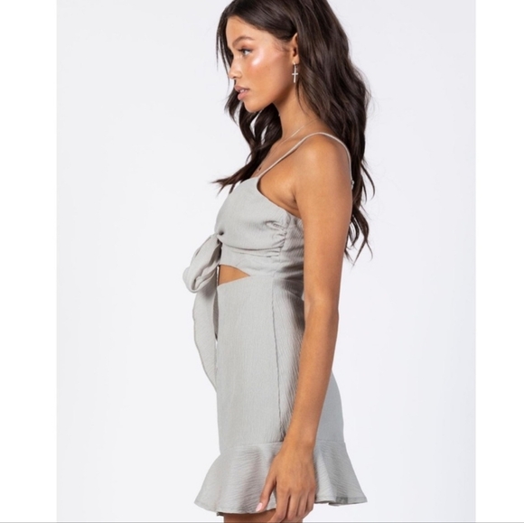 NWT Princess Polly Stafyli dress in pewter Size US10 AUS14 - Picture 3 of 11